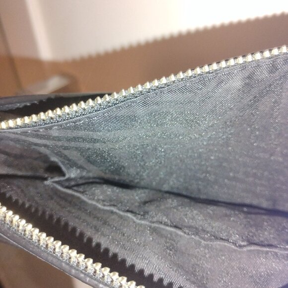 Suede Charcoal Cross body Purse - Picture 5 of 6